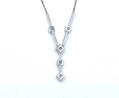 Diamond Pt900/850(NC)ダイヤモンドペンダント (No.126087)