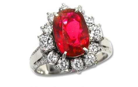 Ruby Pt900ルビー ダイヤモンドリング (No.126202) – JEX宝石