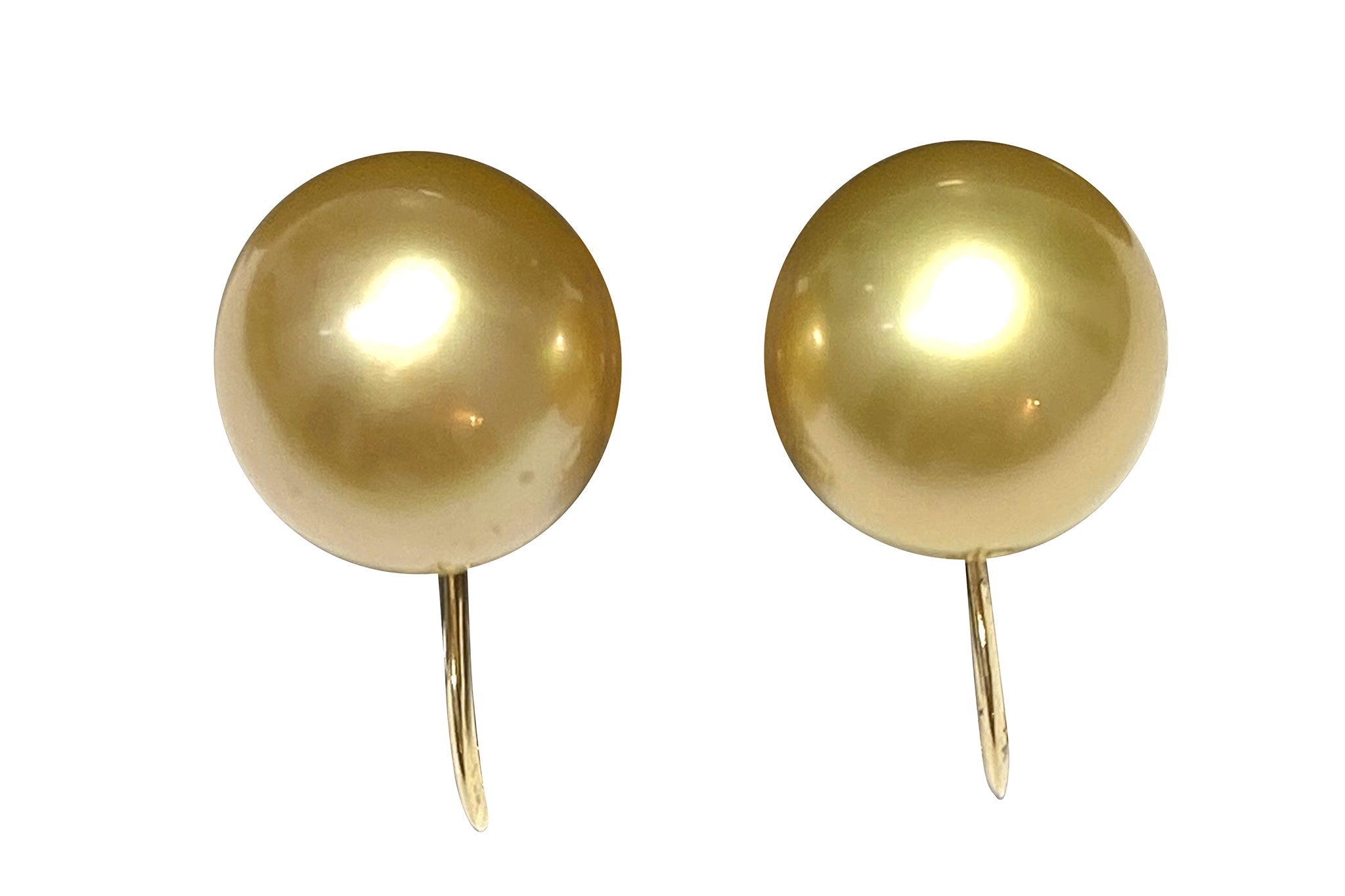 Golden Pearl K18ゴールデンパールイヤリング (NO.127319) – JEX宝石