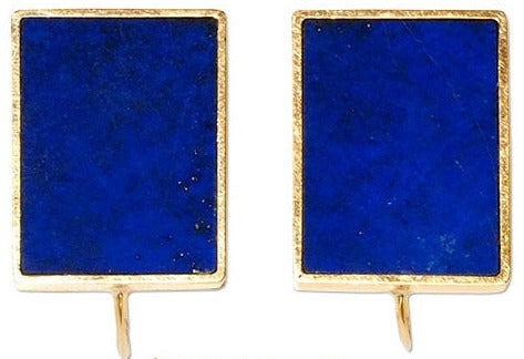 Lapis Lazuli K18ラピスラズリイヤリング (No.303345)