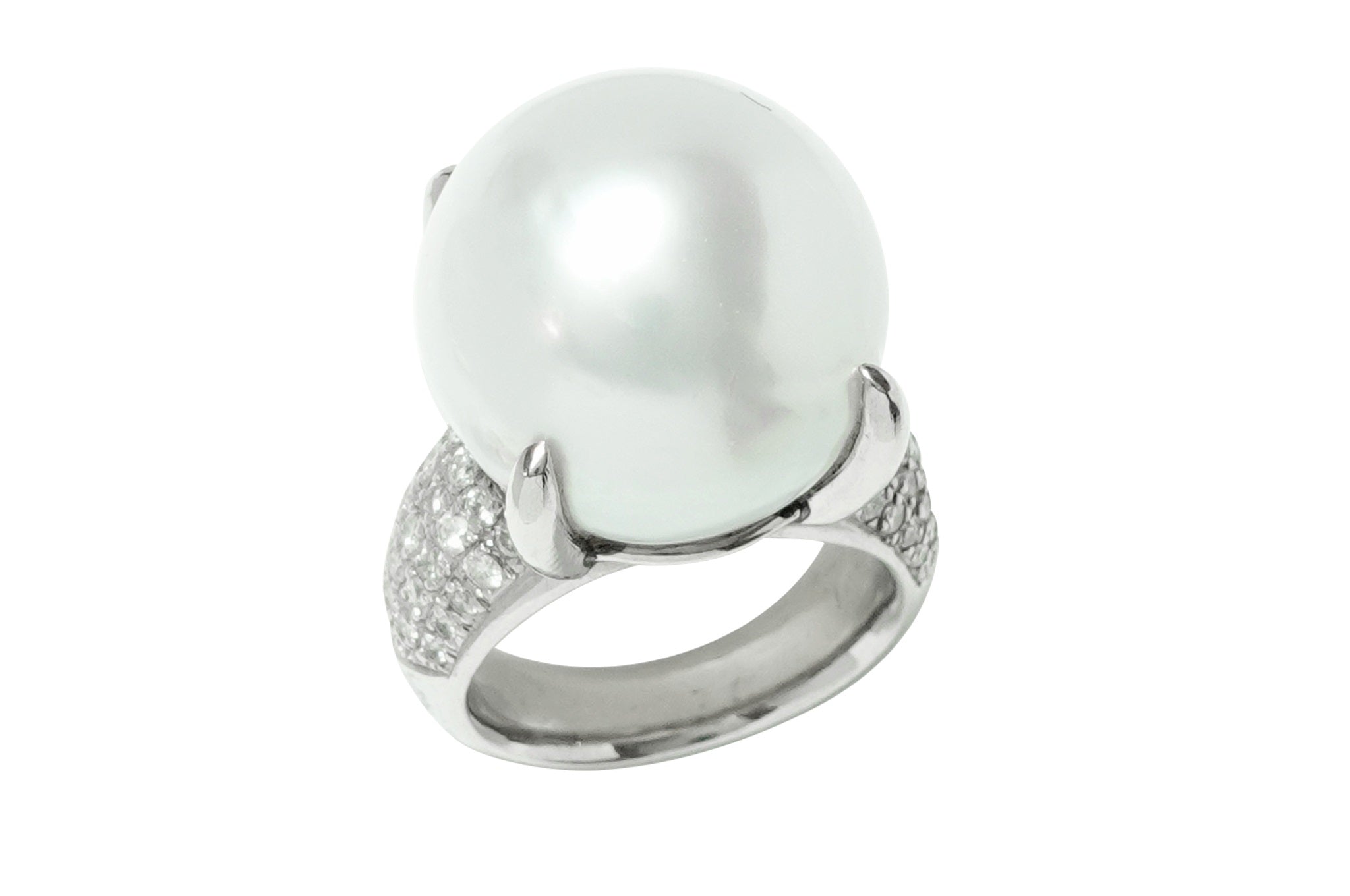 PT900白蝶パール×ダイヤモンドリング【セール品】 Pearl Pt900白蝶パール ダイヤモンドリング (NO.127117) – JEX