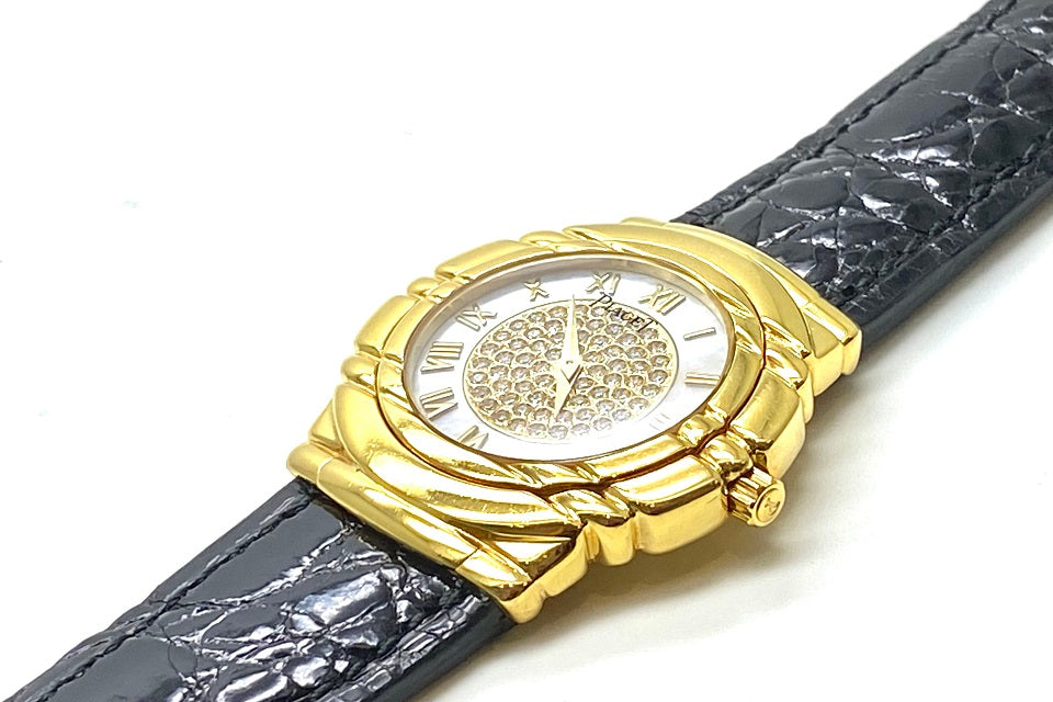 PIAGET 【ピアジェ】K18ダイヤモンド腕時計(手巻) (NO.47125 )