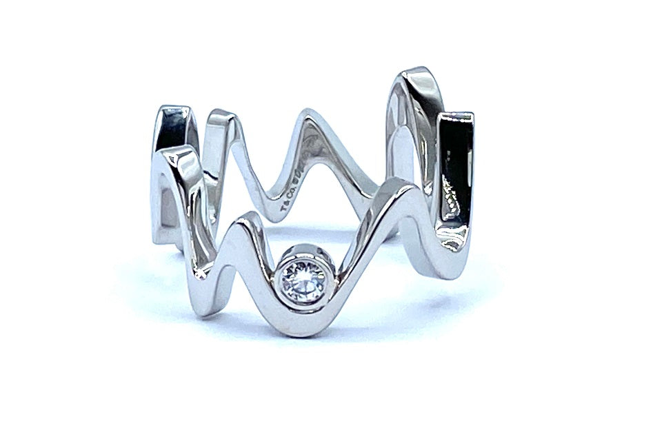 TIFFANY & CO. 【ティファニー】K18WGダイヤモンドリング (NO.61394)
